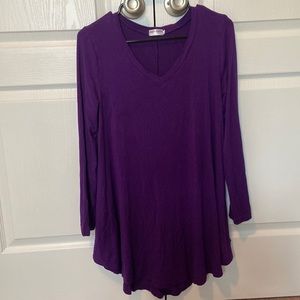 Super soft long sleeve long shirt